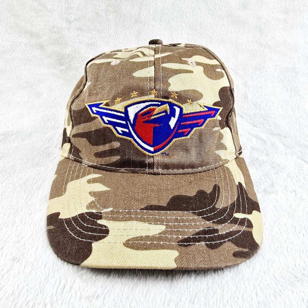 Lancaster JetHawks Hat Strapback Camo MiLB Baseball Cap Camouflage Military